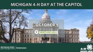 MSU Extension returns to host second Michigan 4-H Day at the Capitol