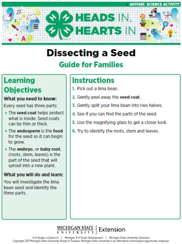 Dissecting a Seed cover page.