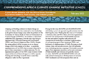 CACCI-Africa Climate Initiative Brief