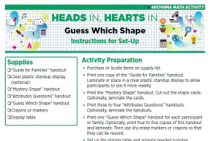 Heads In, Hearts In: Guess What Shape