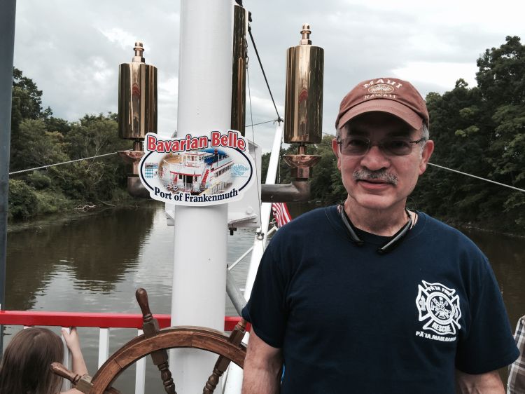 Aboard the Bavarian Belle paddle boat. Photo credit: Yvonne (Bonnie) Wichtner-Zoia