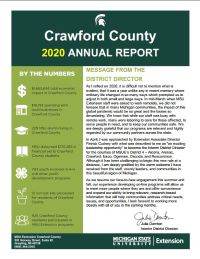 Crawford 2020 Annual Report Cover Photo