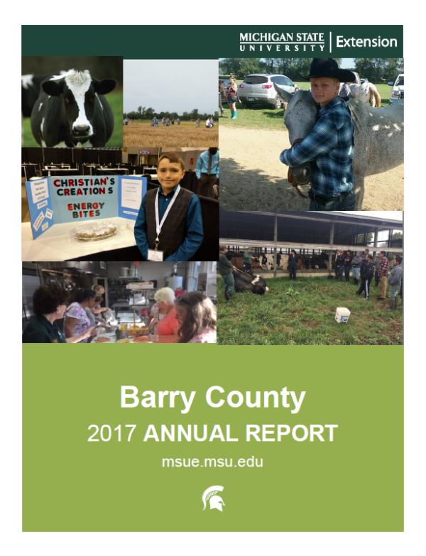 Cover of the Barry County Annual Report