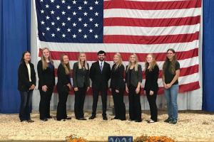 Michigan 4-H youth, alumni, and MSU students competed at the All-American Dairy Show dairy cattle judging contest