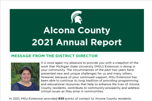 Alcona County Annual Report 2021