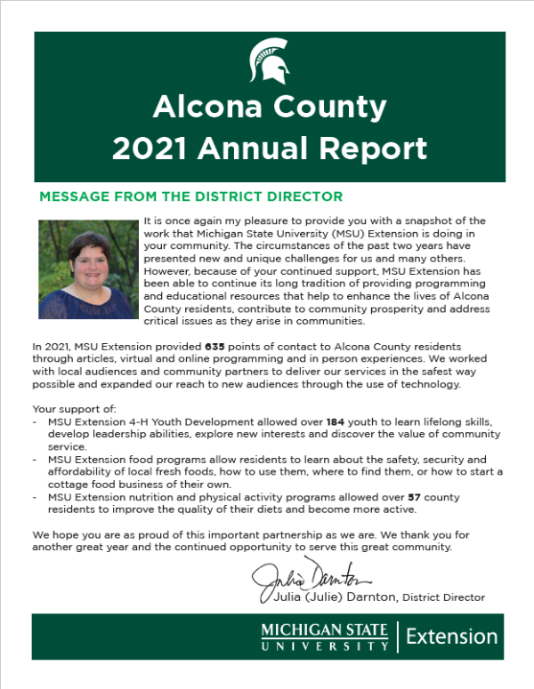 Cover of 2021 Annual Report