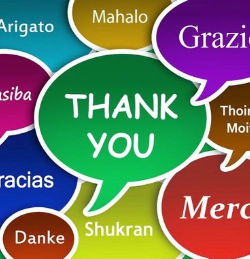 Thank you in different languages