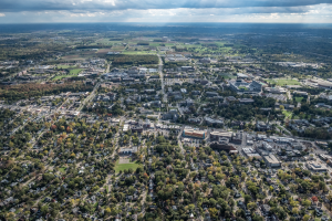 Reducing campus carbon emissions with MSU trees