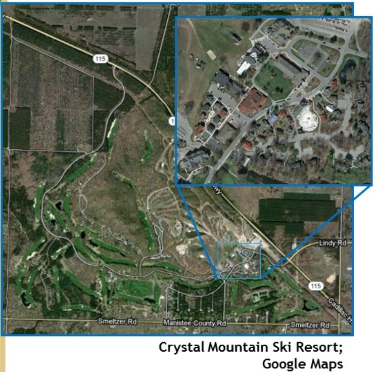 Planned unit development example from Crystal Mountain. Photo credit: Google Maps