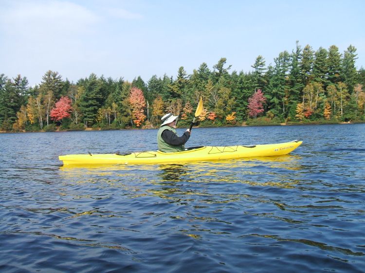 Paddler enjoying a Michigan waterway. Photo credit: Jane Herbert