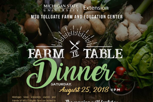 MSU Tollgate Farm to host Farm to Table Dinner Aug. 25