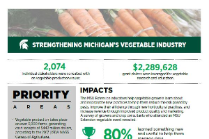 Strengthening Michigan's Vegetable Industry Impact Report