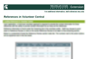 Reference Review Guide for Volunteer Central