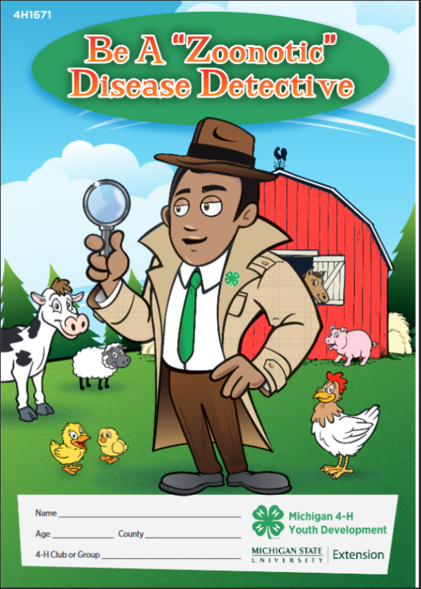 Be a Zoonotic Disease Detective Activity Book (4H1671) - 4-H Animal Science