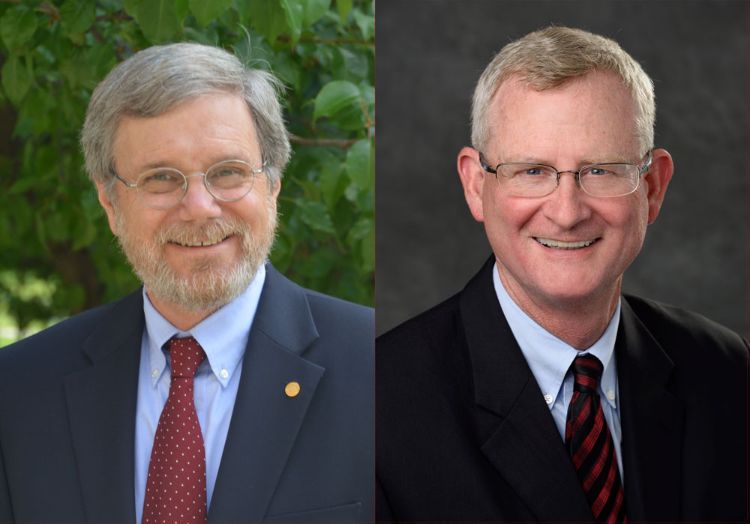 Ray Hammerschmidt, left, will step down from his role as interim director of MSU Extension Jan. 1, 2016. Jeff Dwyer, right, who will assume the interim role.