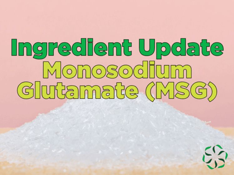 101 Series – Monosodium Glutamate (MSG) - Center for Research on Ingredient  Safety