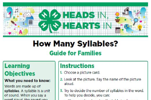 Heads In, Hearts In: How Many Syllables?