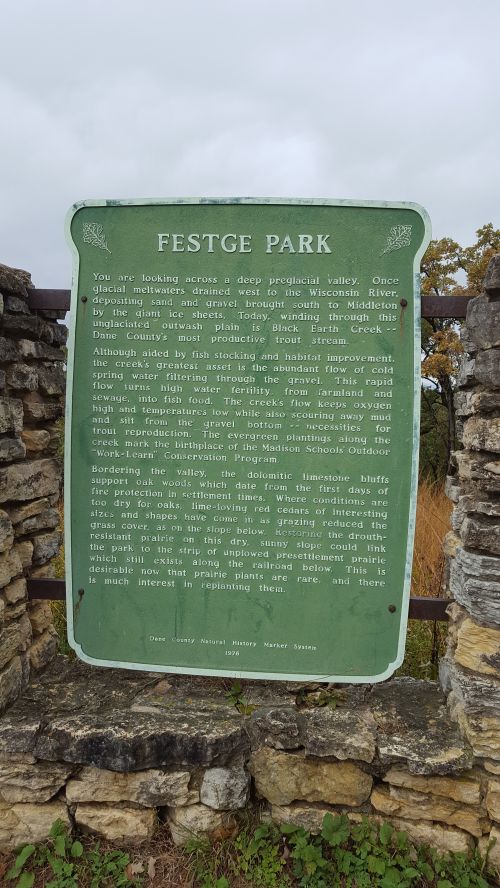 Festge Park sign.
