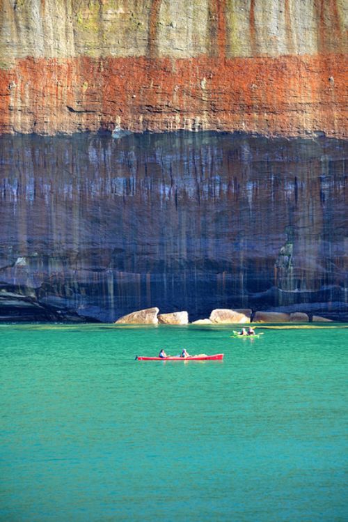 Greater involvement in outdoor recreation activities was associated with people identifying with the “Cautious, Concerned, and Alarmed” categories on climate change beliefs. Photo: Todd Marsee, Michigan Sea Grant