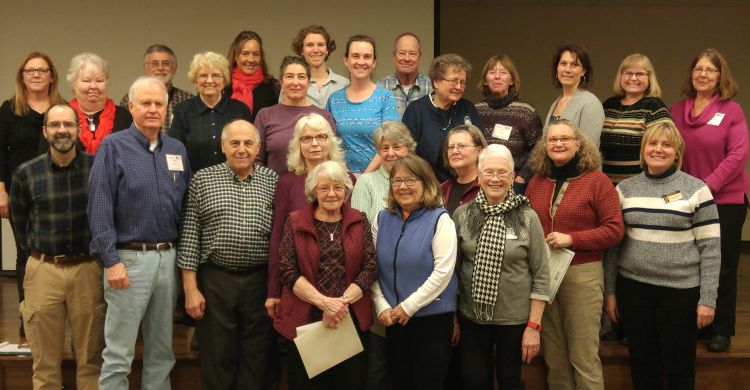 Several of the Michigan Master Gardeners that received recognition for their volunteer efforts in the Upper Peninsula. Photo credit: Liz Slajus, MSU Extension
