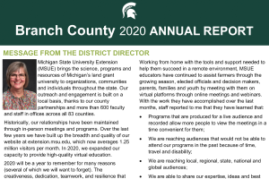 Branch County Annual Report 2020