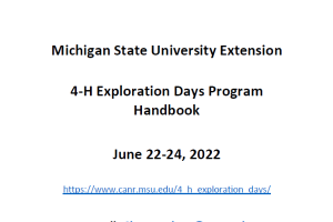 4-H Exploration Days Handbook