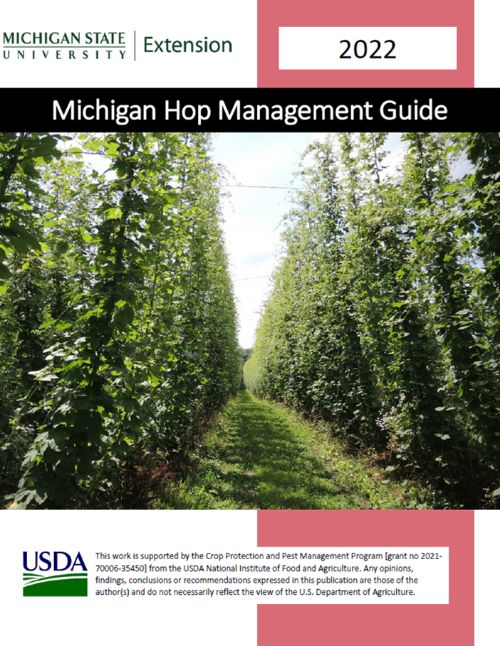 Cover of the Michigan Hop Guide.