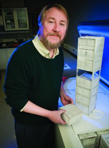 Richard Lenski in the lab