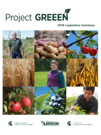 2016 Project GREEEN Legislative Summary Cover