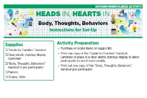 Heads In, Hearts In: Body, Thoughts, Behaviors