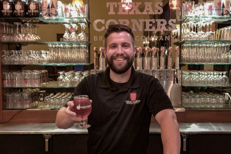 MSUAFRE alumnus Andrew Schultz is the General Manager at Texas Corners Brewing Company