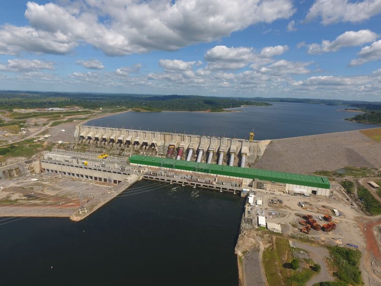 Belo Monte hydroelectric dam in the Brazilian Amazon. Photo by Laura Castro-Diaz.