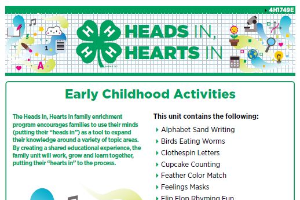 Heads In, Hearts In: Full Early Childhood Activity Book