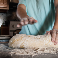 Baking bread is one of several fun and  educational activities to keep your children busy when forced to stay inside. Photo credit: Pixabay.
