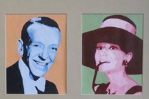 Color Study Project: Hepburn and Astaire