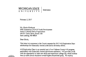 Scholarship Request Letter Example