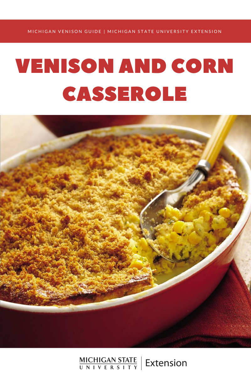 Image of the Venison and Corn Casserole