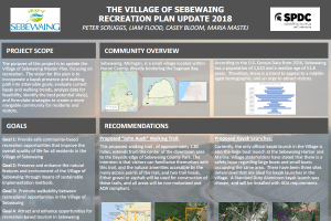 The Village of Sebewaing: Recreation Plan Update Executive Summary and Poster