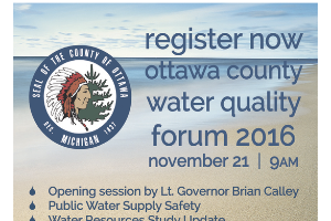 Ottawa County Water Quality Forum set for Nov. 21