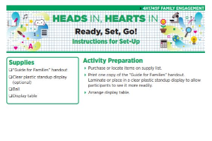 Heads In, Hearts In: Ready, Set, Go!