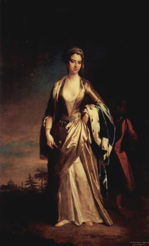 A painting of Lady Mary Wortley Montagu