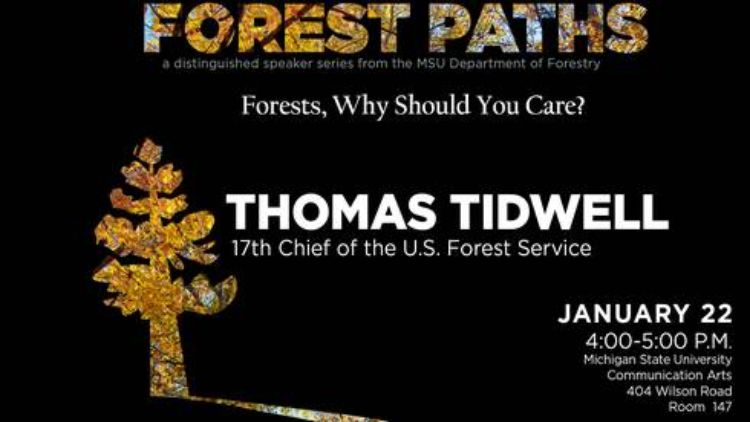 Forest Paths speaker series logo