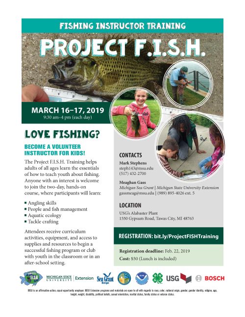 Flyer describing Project FISH training