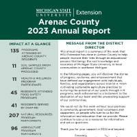 Arenac County annual report cover