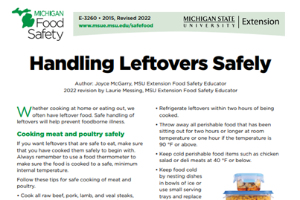 Handling Leftovers Safely (E3260)