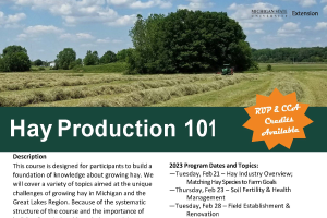 Hay Production 101