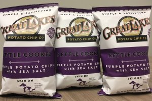 Michigan State University partners to create limited-edition purple potato chips