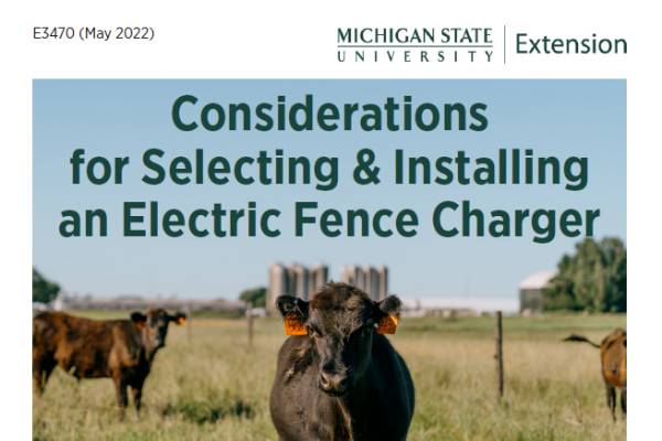 Electric Fence Design - Cooperative Extension: Livestock