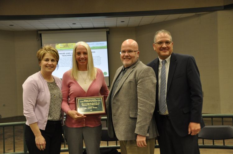 From left: Drs. Kelly Millenbah, Amber Peters, George Smith and Patrick Cudney