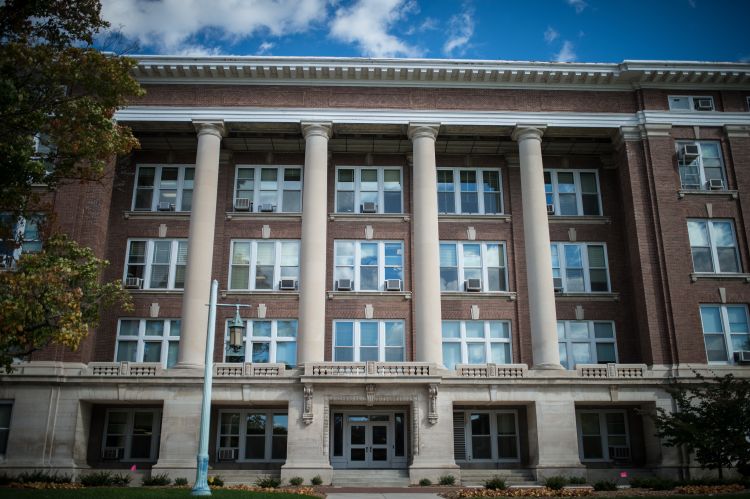 Photograph of Agriculture Hall at Michigan State University, home to the AFRE Department.